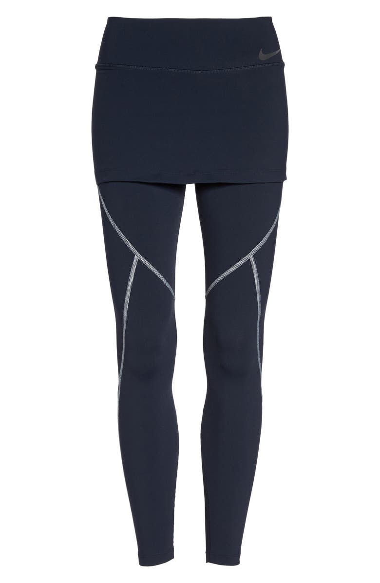 Nike Nordstrom x Nike Energy 2-In-1 Skirted Tights, Alternate, color,