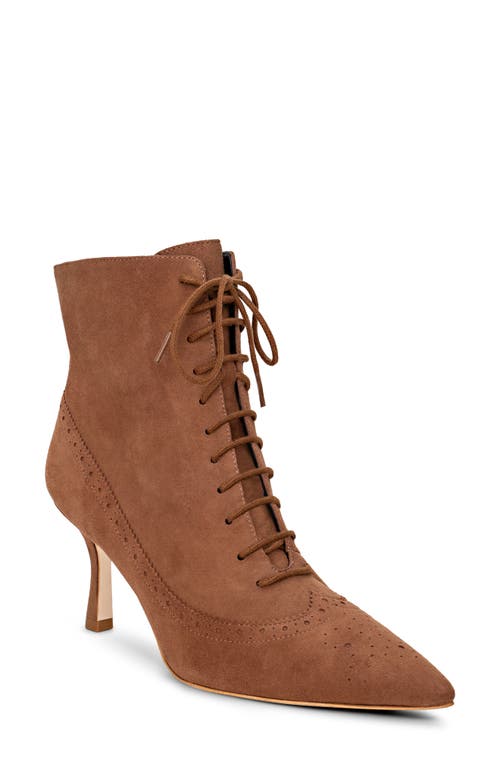 L'agence Fayette Lace-up Bootie In Multi
