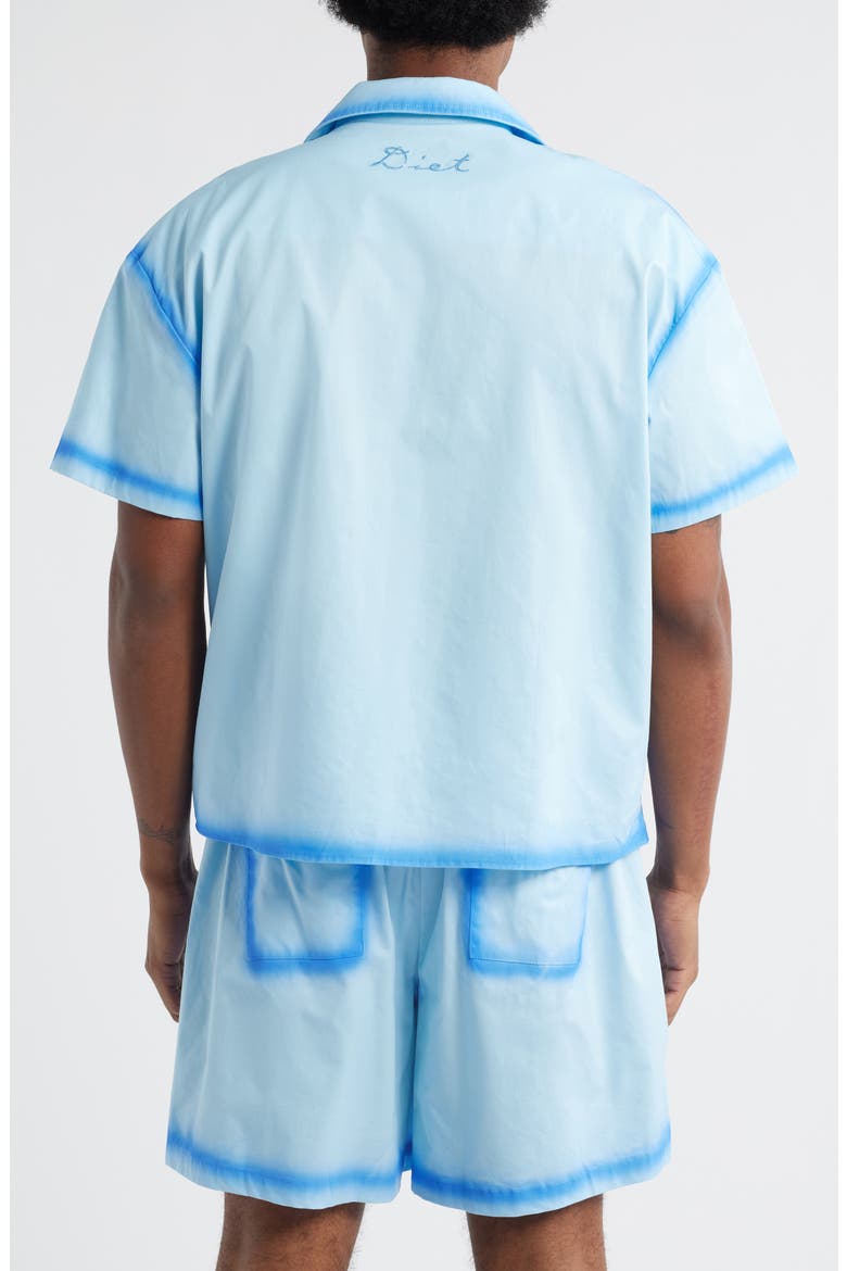 Ocean Spray Cotton Camp Shirt (Nordstrom Exclusive), Alternate, color, BLUE