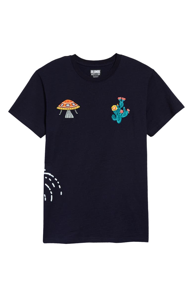 Billionaire Boys Club Men's Embroidered Short Sleeve Tee, Alternate, color, 