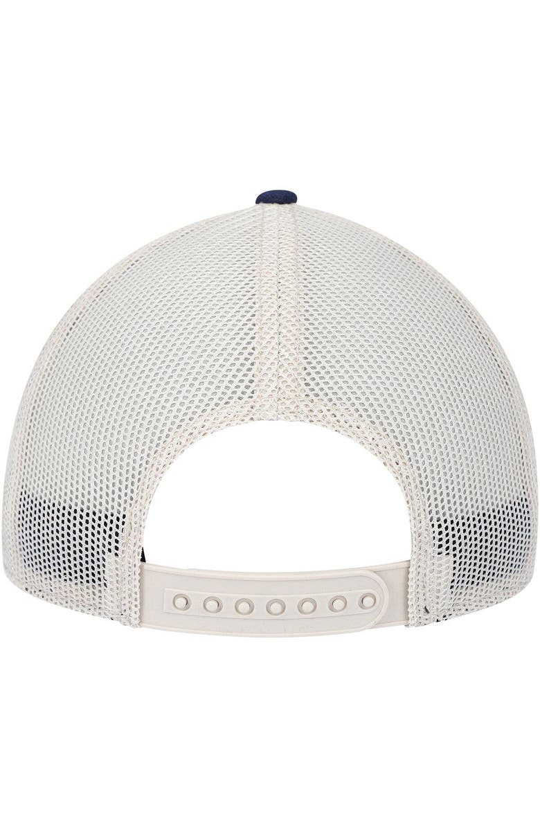 American Needle Men's American Needle Navy Bronco Valin Trucker Snapback Hat, Alternate, color, 