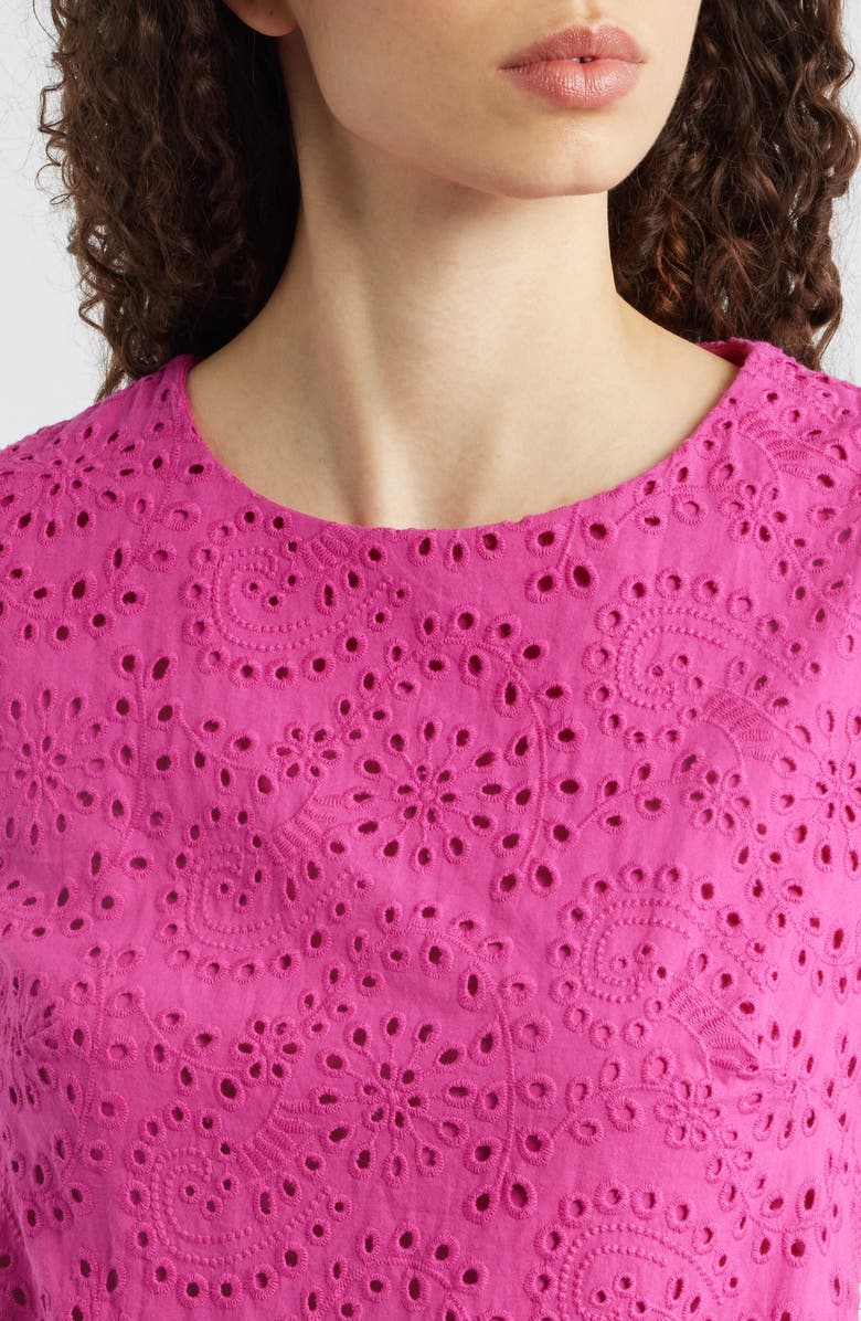 KOBI HALPERIN Leora Sleeveless Cotton Dress, Alternate, color,