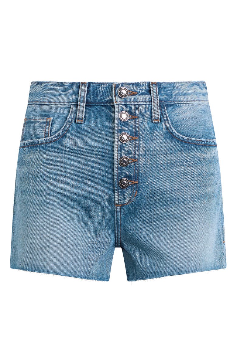 Favorite Daughter The Caroline High Waist Cutoff Denim Shorts, Alternate, color, Helena