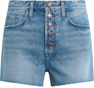 Favorite Daughter The Caroline High Waist Cutoff Denim Shorts