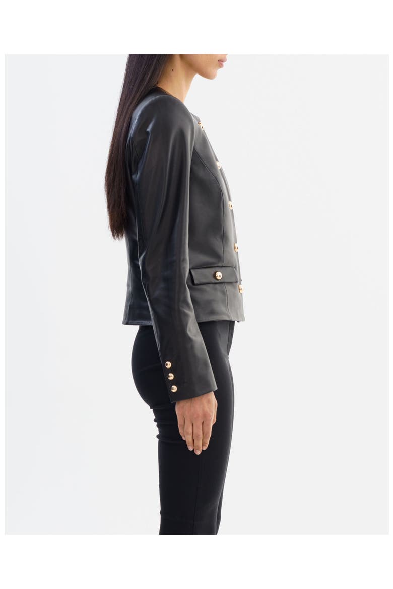 Lynn | Leather Jacket, Alternate, color, Black