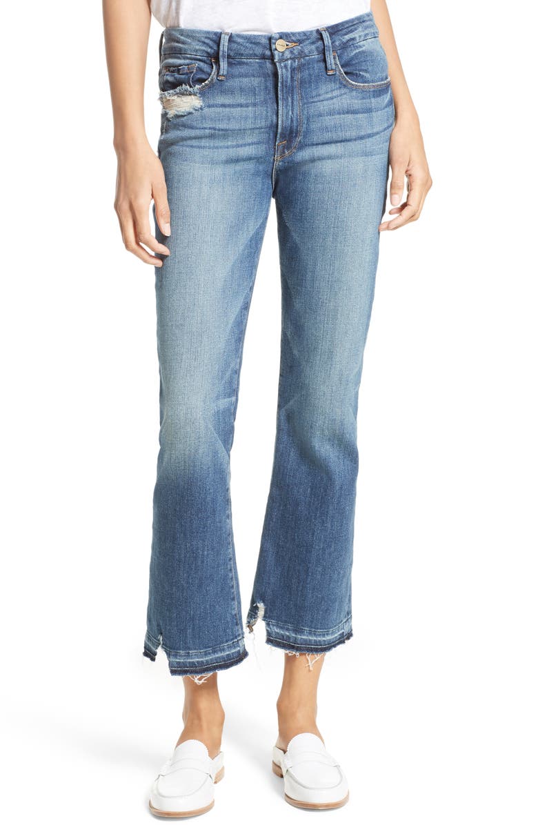 FRAME Released Hem Le Crop Mini Boot Jeans, Main, color, 