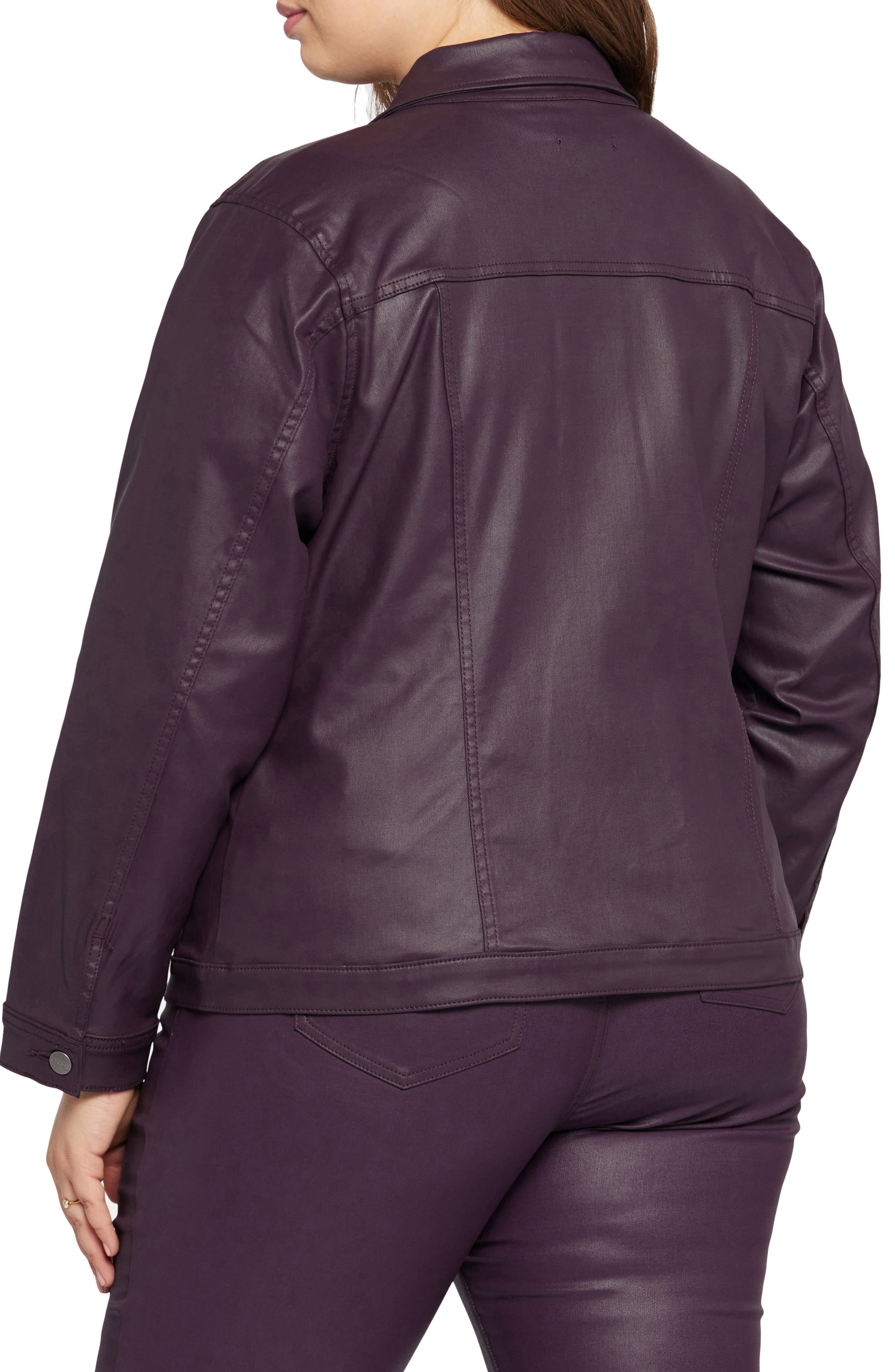 Coated Stretch Denim Jacket - image 2