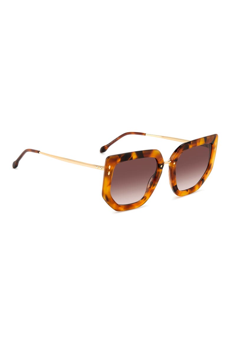 55mm Gradient Cat Eye Sunglasses, Alternate, color, 02IK-HA
