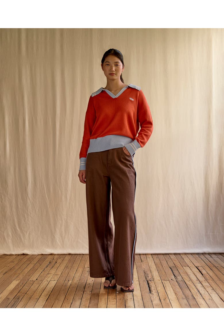 Moon Court Knit Polo, Main, color, Multi