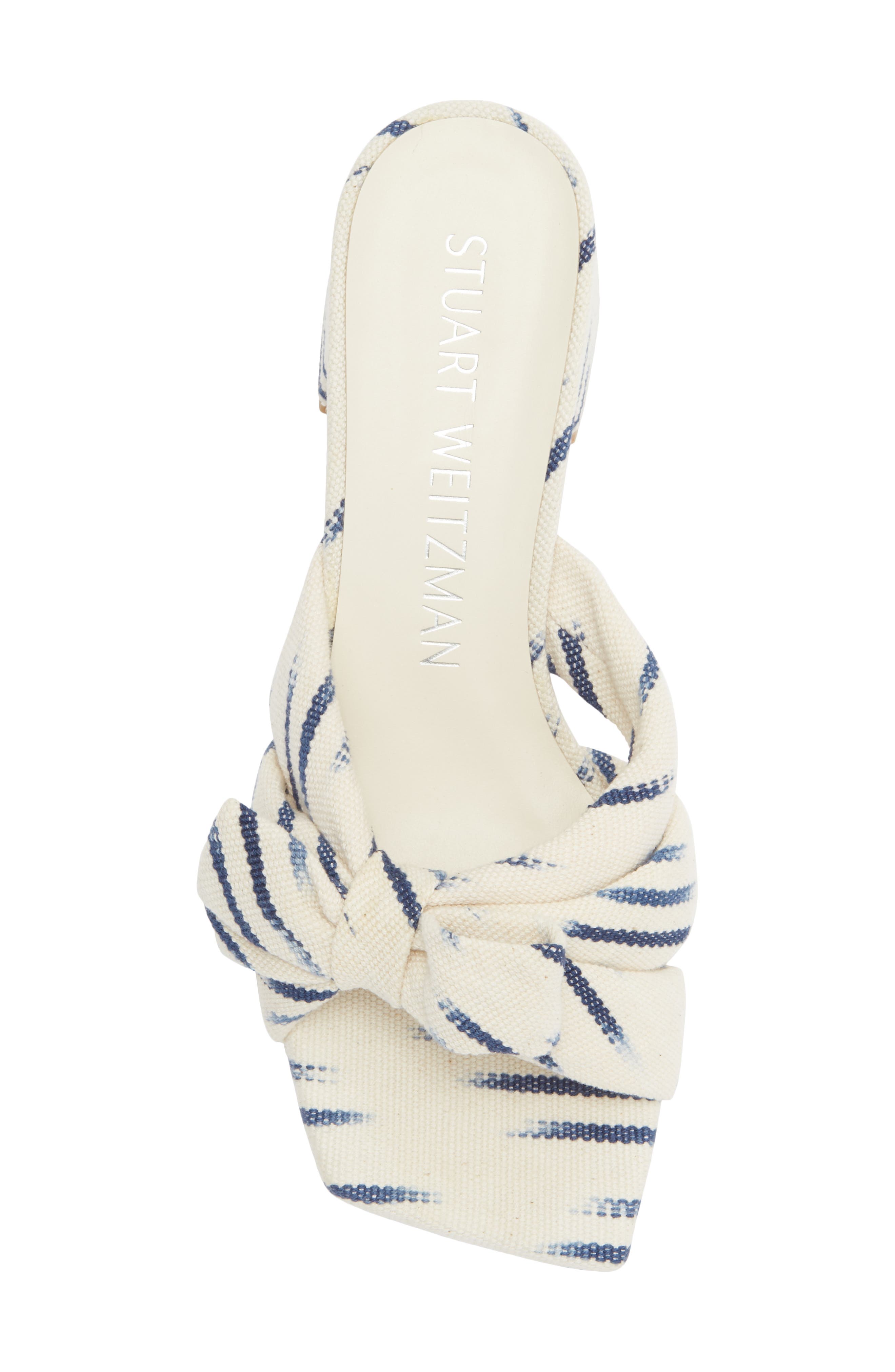 Sofia 45 Slide Sandal, Alternate, color, NATURAL/ INDIGO