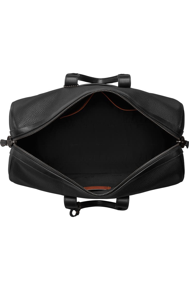 COACH Gotham Pebble Leather Duffle Bag, Alternate, color,