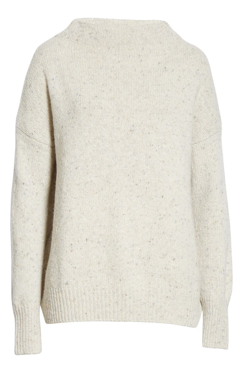 Vince Funnel Neck Wool Blend Sweater, Alternate, color, Shearer