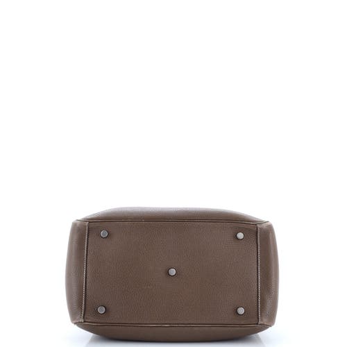 Pre-owned Hermes Hermes Lindy Bag Clemence 30 In Brown