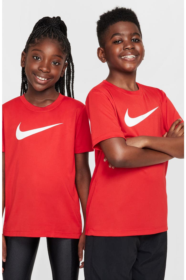 Kids' Legend Dri-FIT Graphic T-Shirt, Alternate, color, UNIVERSITY RED