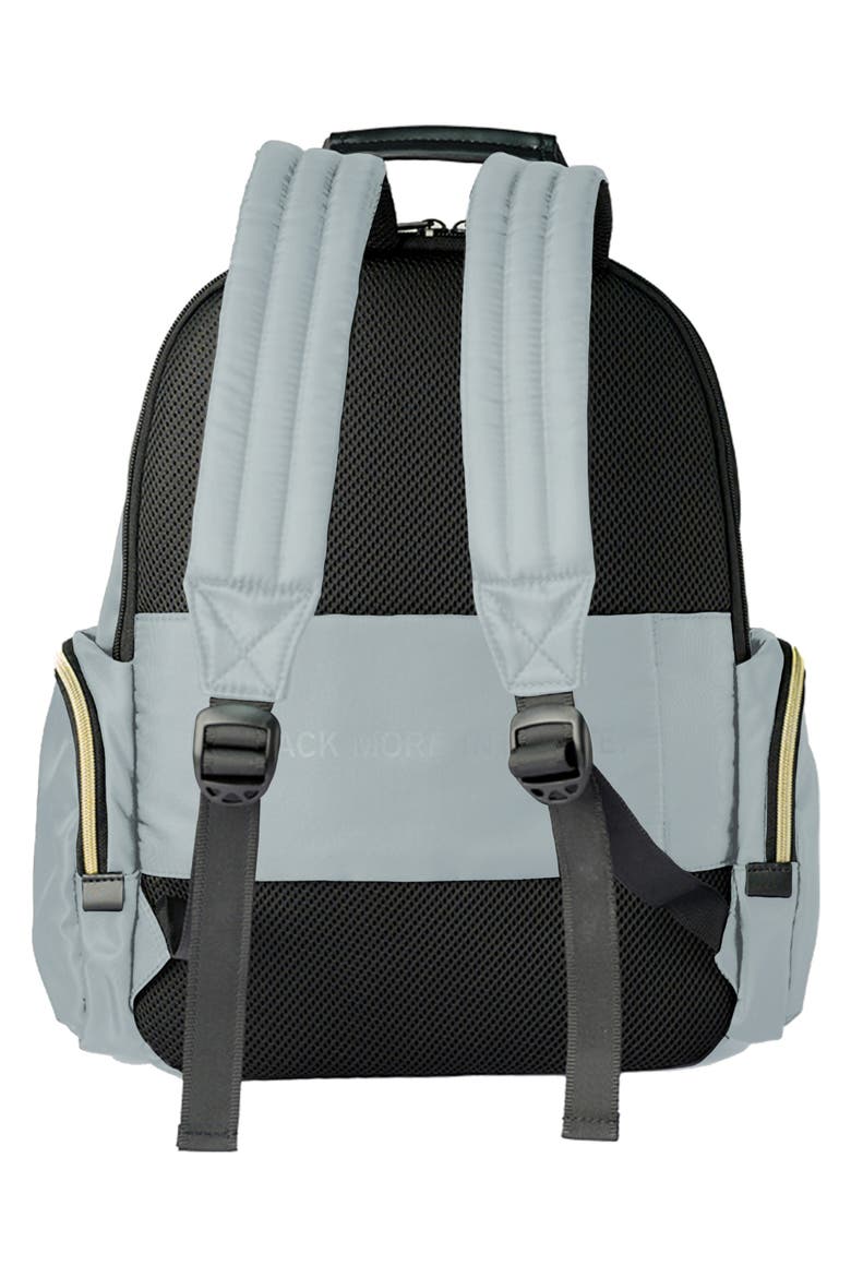 Madison Square 2-Piece Hardside Carry-On Luggage & Backpack Set, Alternate, color, SLATE