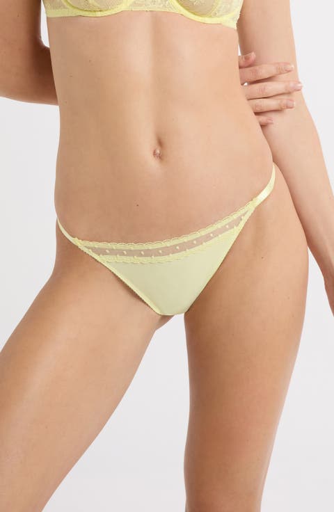 Plum Lace Trim Panties