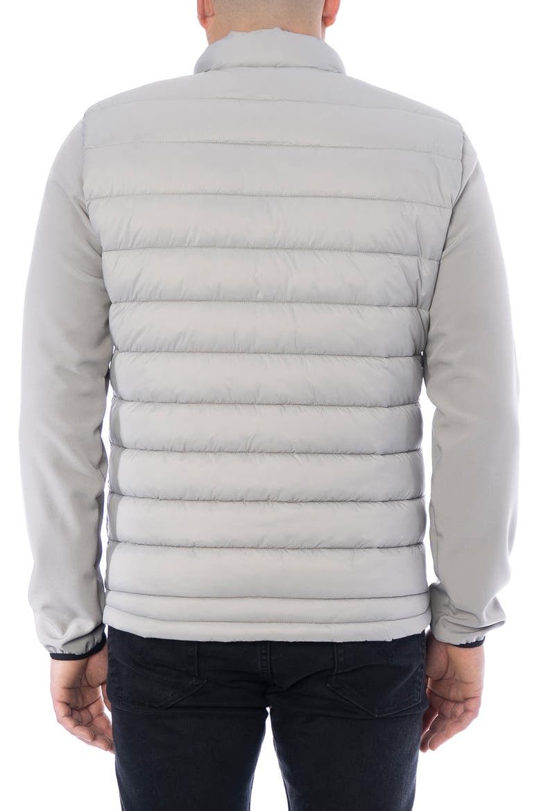 James Water Resistant Mixed Media Jacket, Alternate, color, STONE