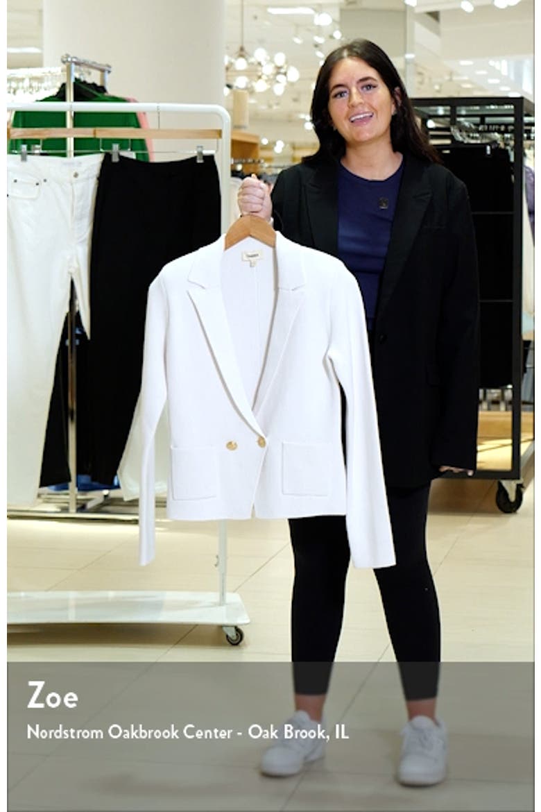Sofia Cotton Blend Cardigan Blazer video