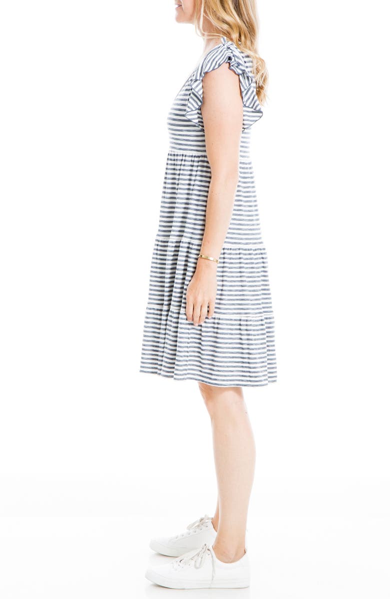 MAX STUDIO V-Neck Tiered Dress, Alternate, color, 