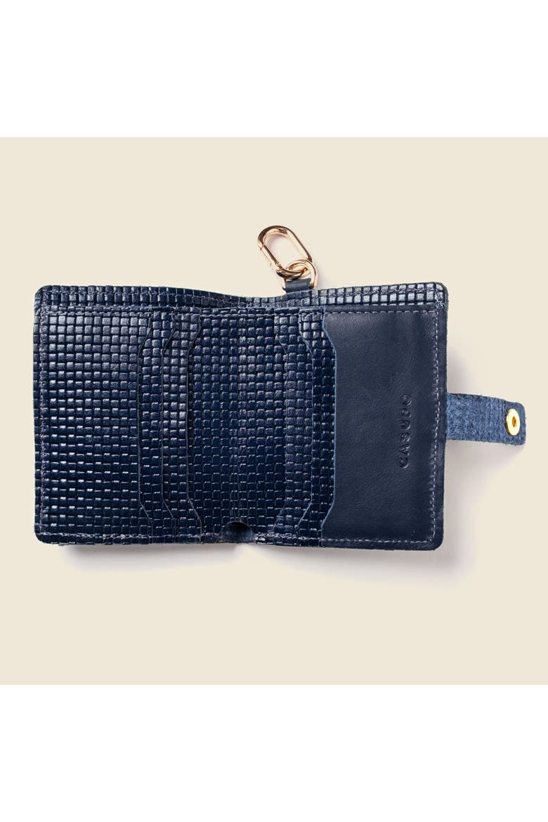 Wallet with Snap and Key Ring, Alternate, color, Navy Limited Edition