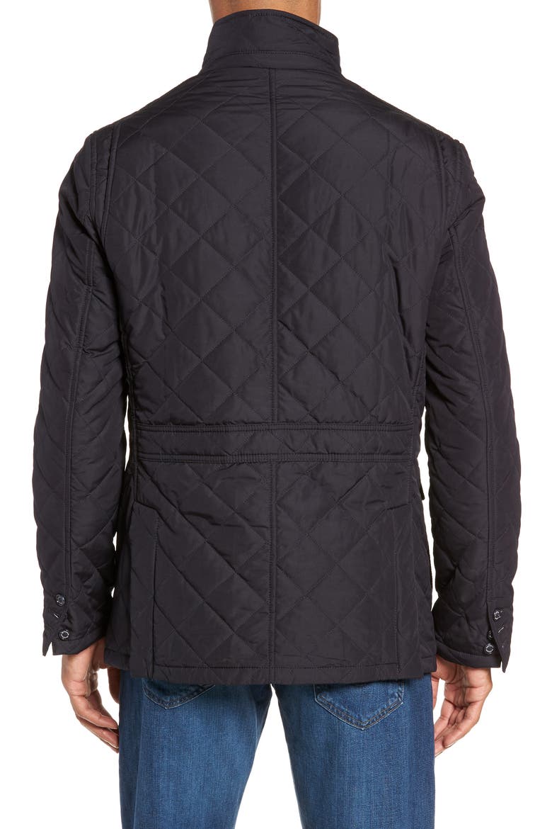 Lutz Quilted Jacket, Alternate, color, NAVY