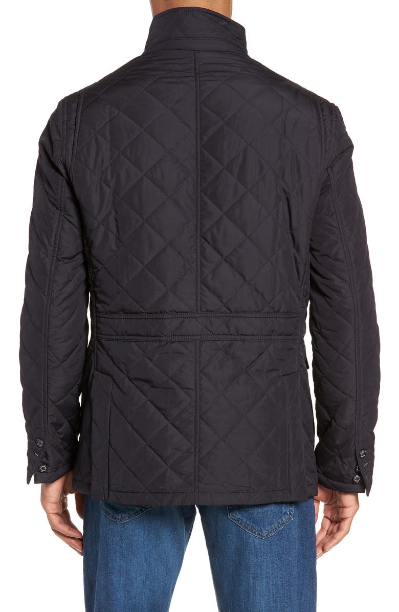 Barbour Lutz Quilted Jacket, Alternate, color, Navy
