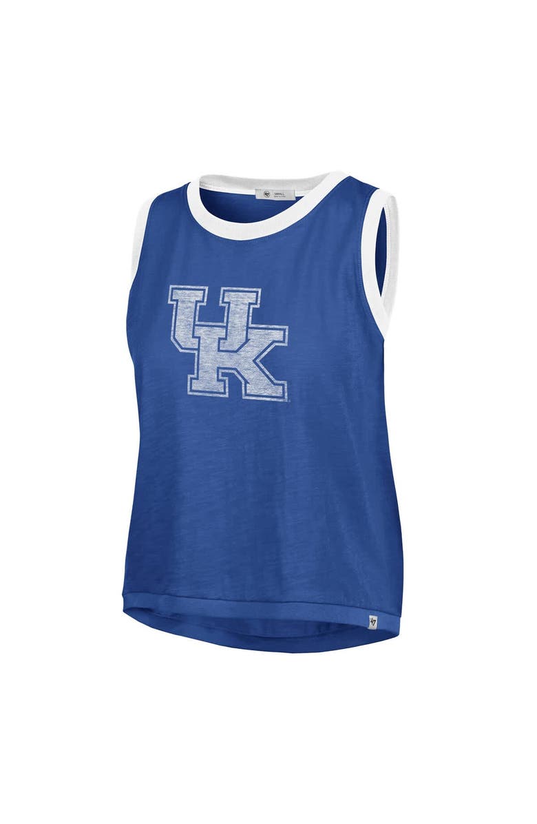 '47 Women's '47 Royal Kentucky Wildcats Premier Ringer Tank Top, Alternate, color, Royal