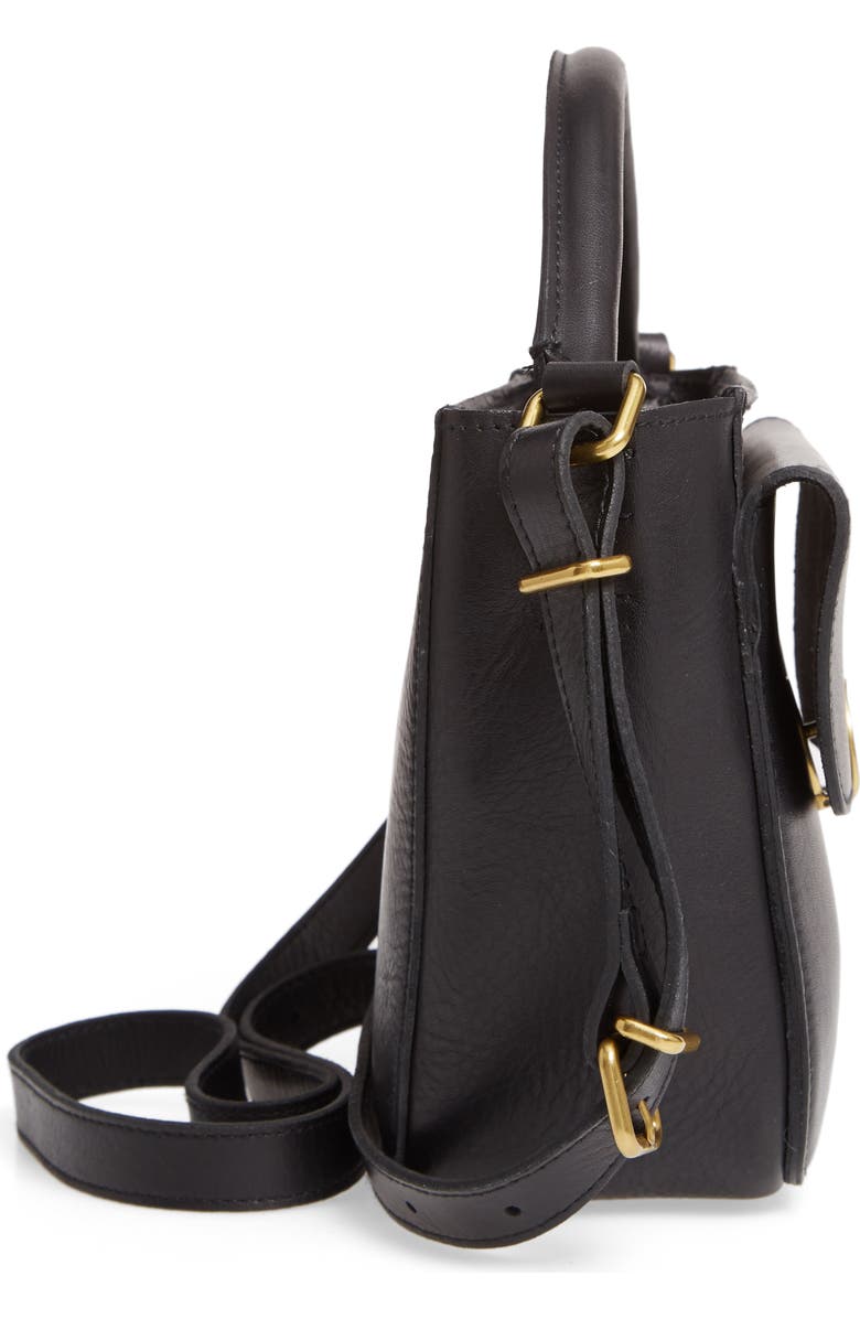 Madewell The Mini Abroad Leather Crossbody Bag, Alternate, color,