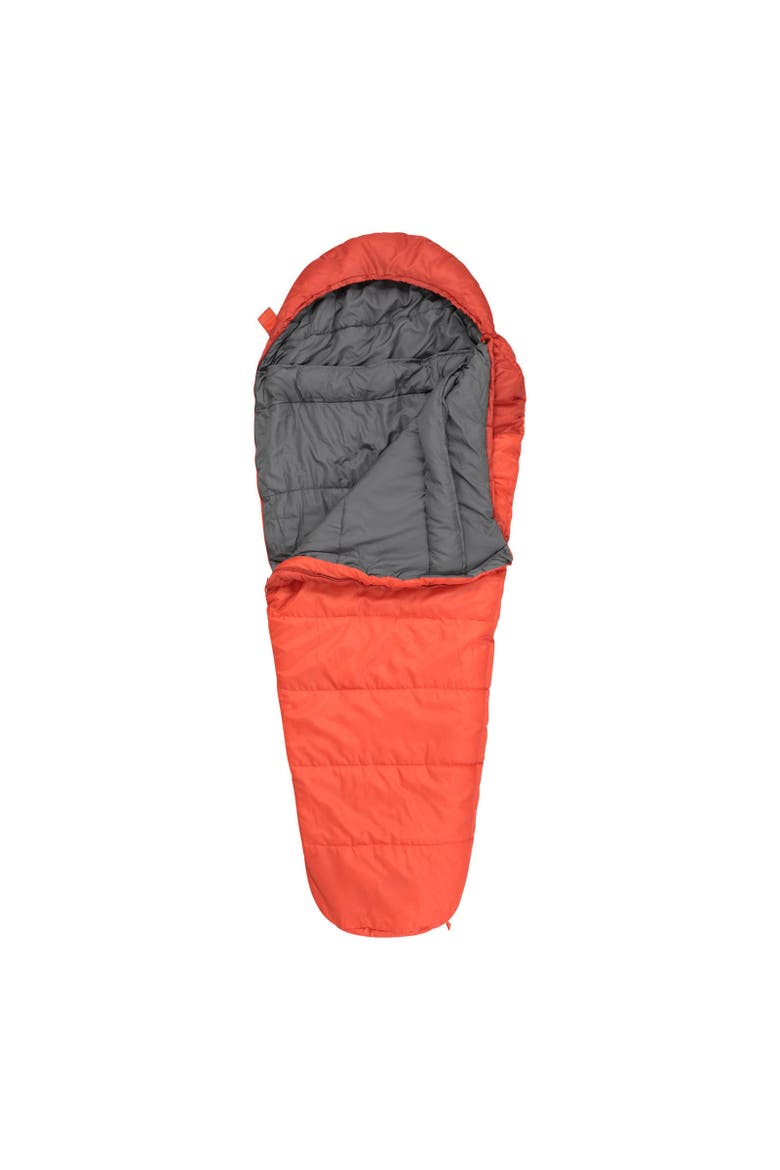Summit 250 Left Zip Mummy Sleeping Bag, Alternate, color, Burnt Orange
