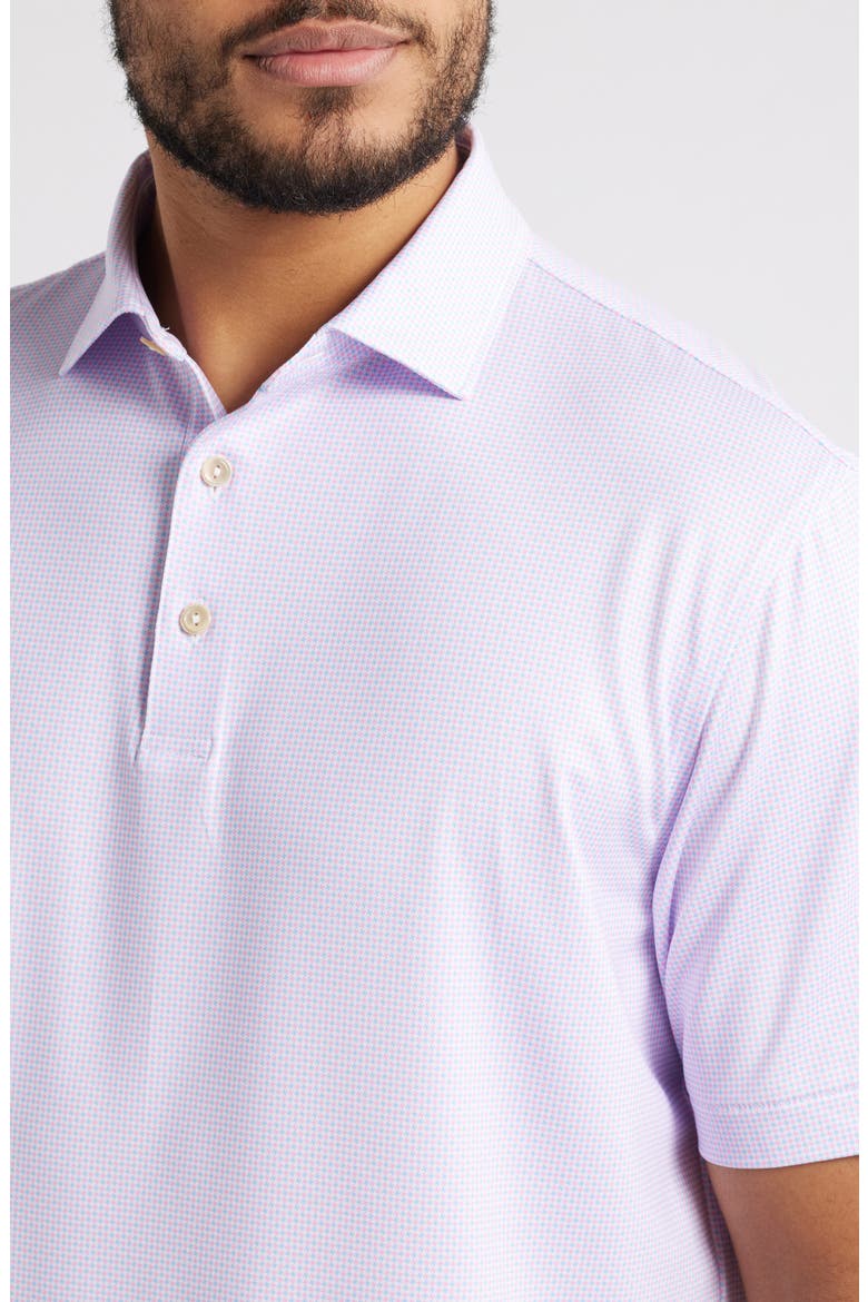 Phoenix Performance Jersey Polo, Alternate, color, WHITE/ COTTAGE BLUE