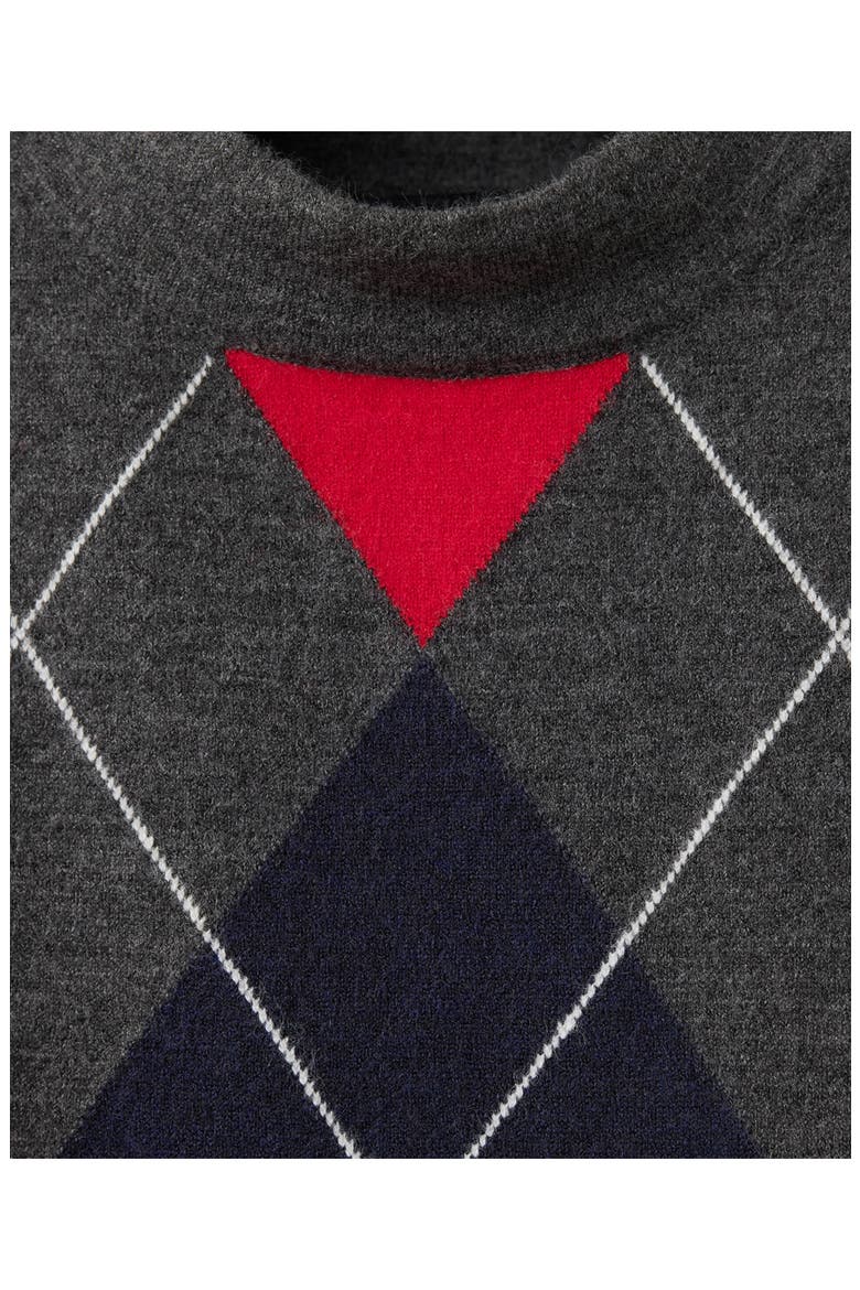 Argyle Sweater Vest, Alternate, color, MEDIUM HEATHER GREY