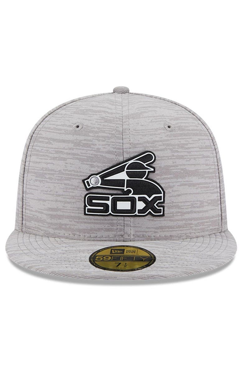 New Era Men's New Era  Gray Chicago White Sox 2023 Clubhouse 59FIFTY Fitted Hat, Alternate, color, 
