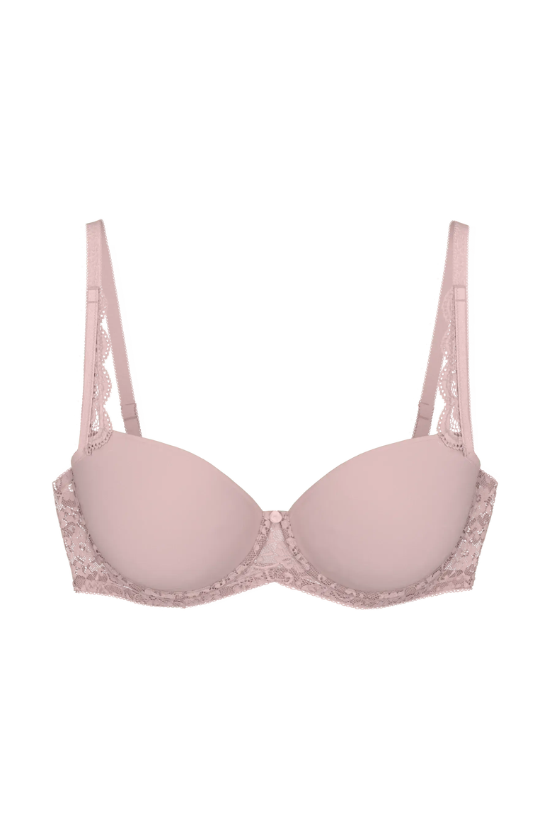 Amourette Seamless Spacer T-Shirt Bra, Alternate, color, Mauve Rose