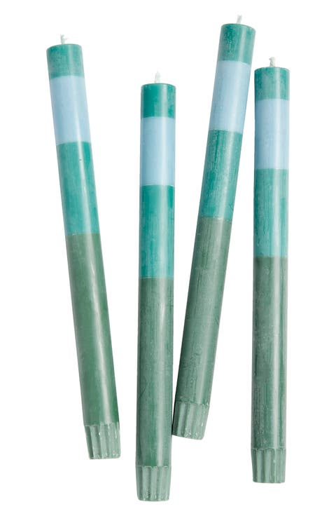 4-Pack Stripe Dinner Candles