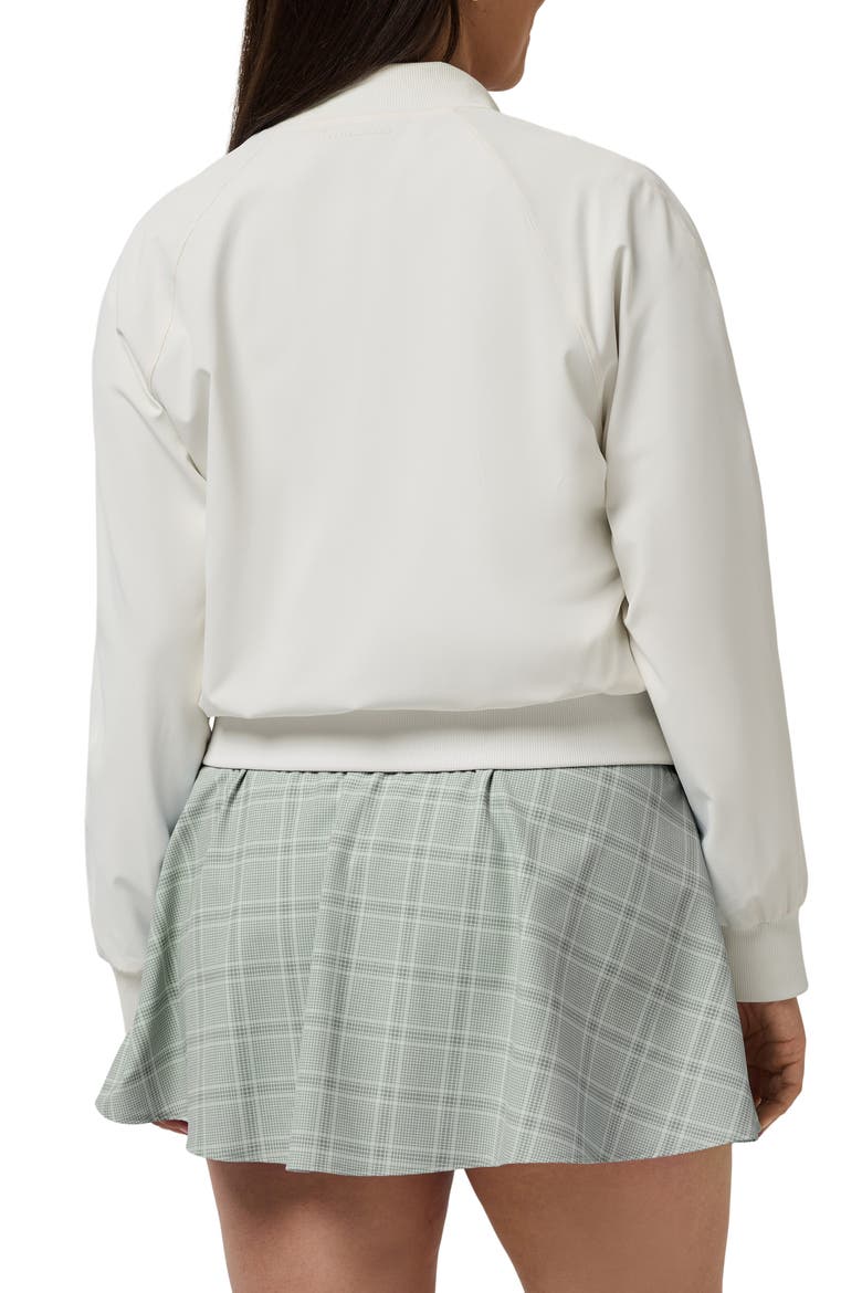 Opening Shot Performance Reversible Bomber Jacket, Alternate, color, SNOW WHITE