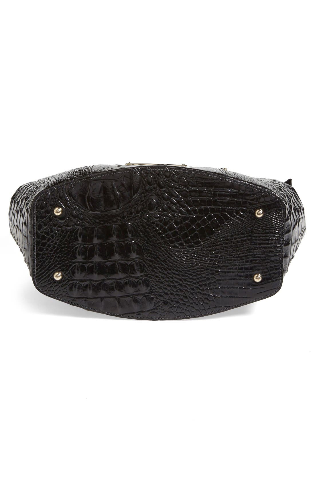 Brahmin 'West Lake' Croc Embossed Satchel, Alternate, color, 