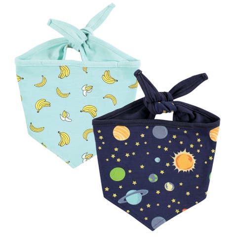 Reversible Pet Dog and Cat Bandana Bibs 2pk