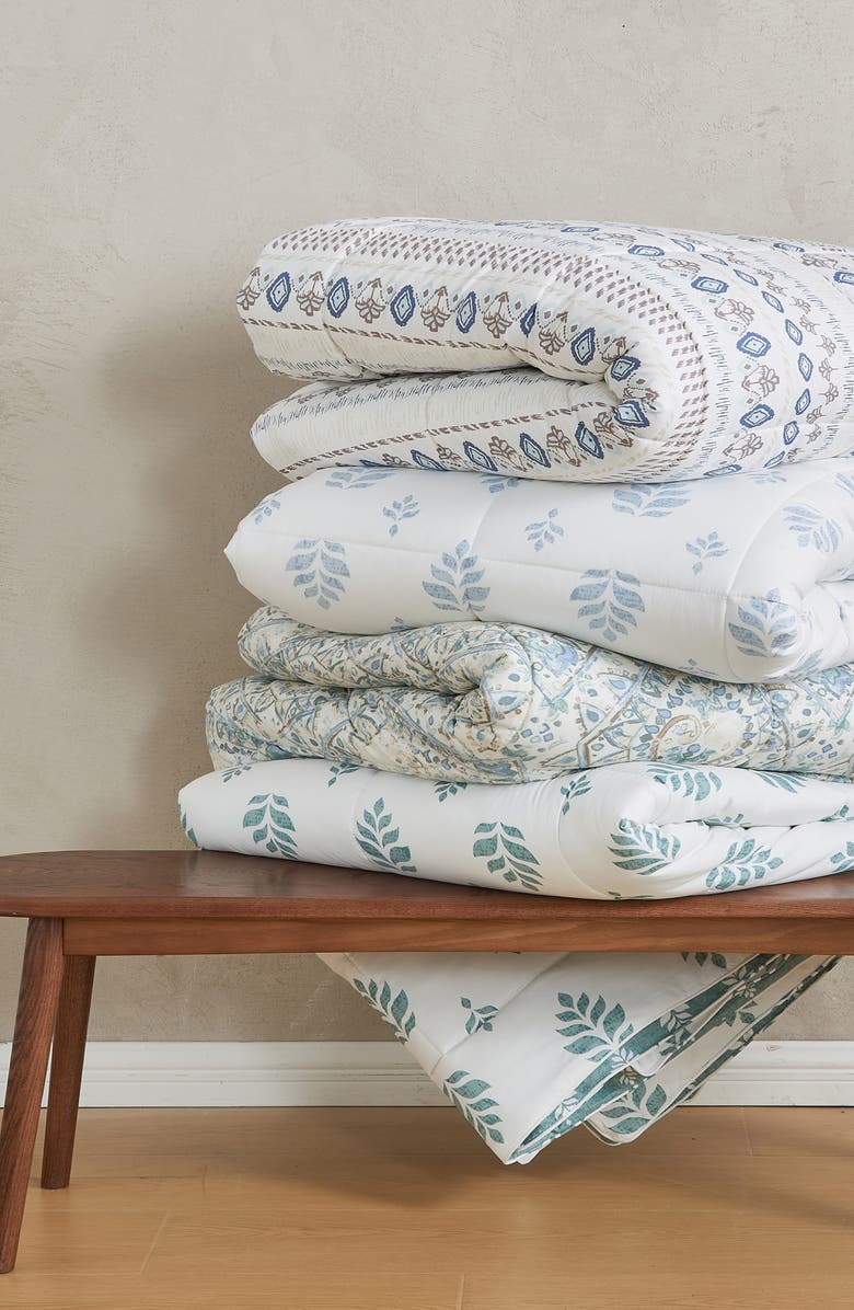 Woven & Weft Reversible Print Comforter Set, Alternate, color, Arista Print