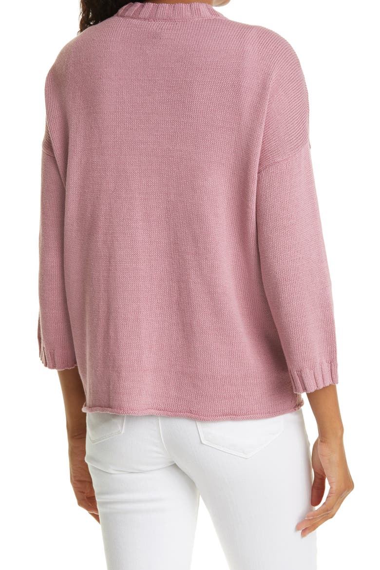 Open Front Cardigan, Alternate, color, MAGNOLIA