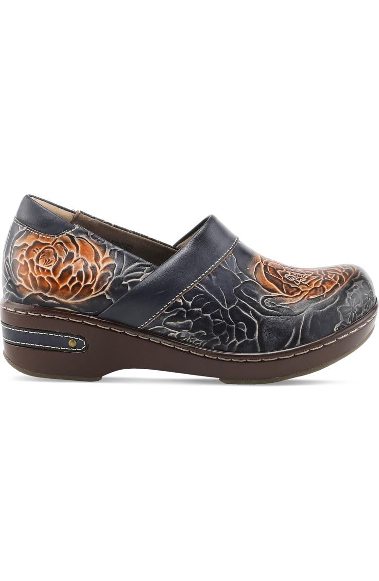 L'Artiste by Spring Step Elkajay Clog, Alternate, color, Navy Multi