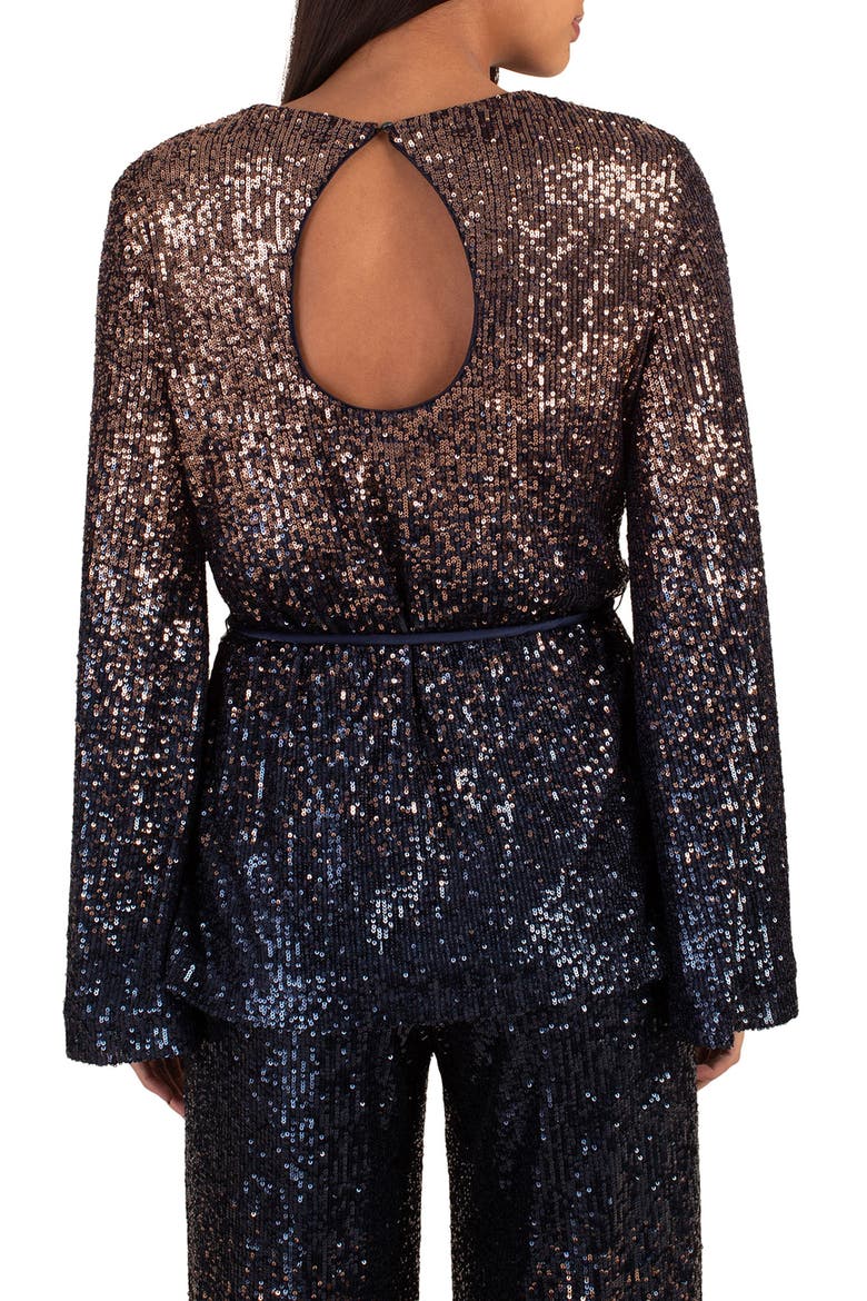 West Sequin Top, Alternate, color, MOONSTONE/ MIDNIGHT