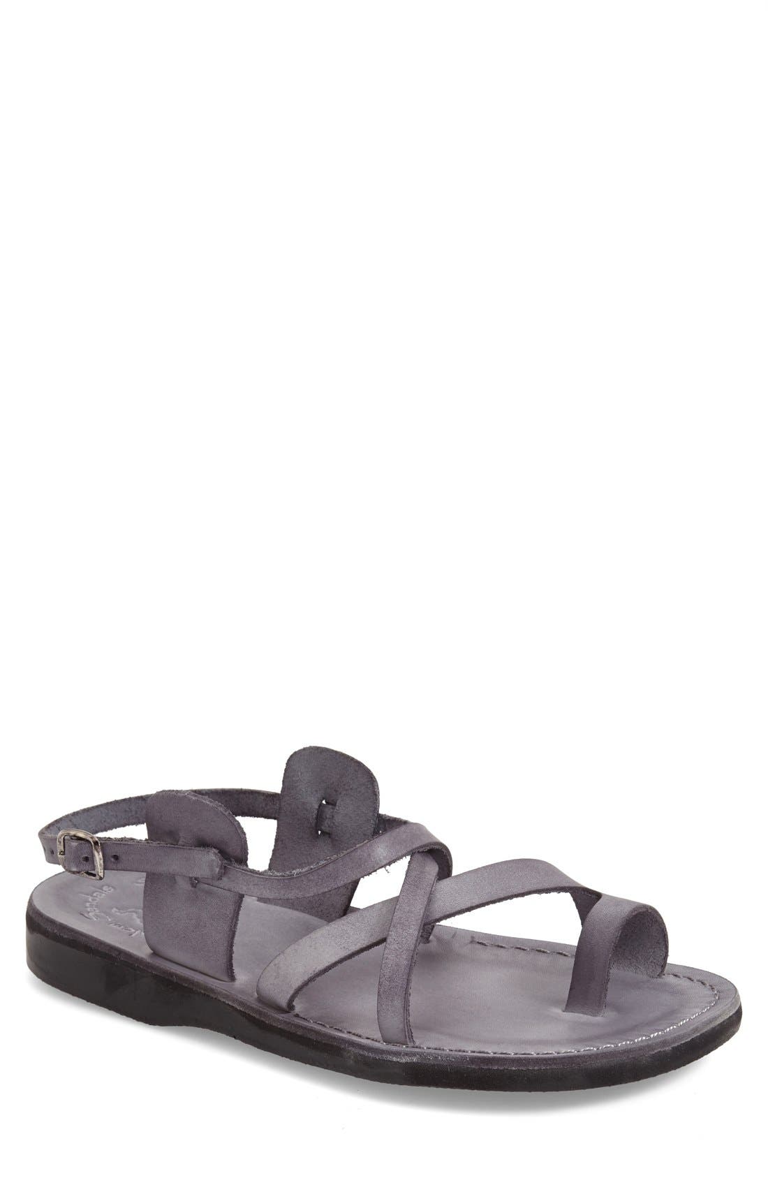 Jerusalem Sandals 'The Good Shepherd' Leather Sandal, Main, color, 