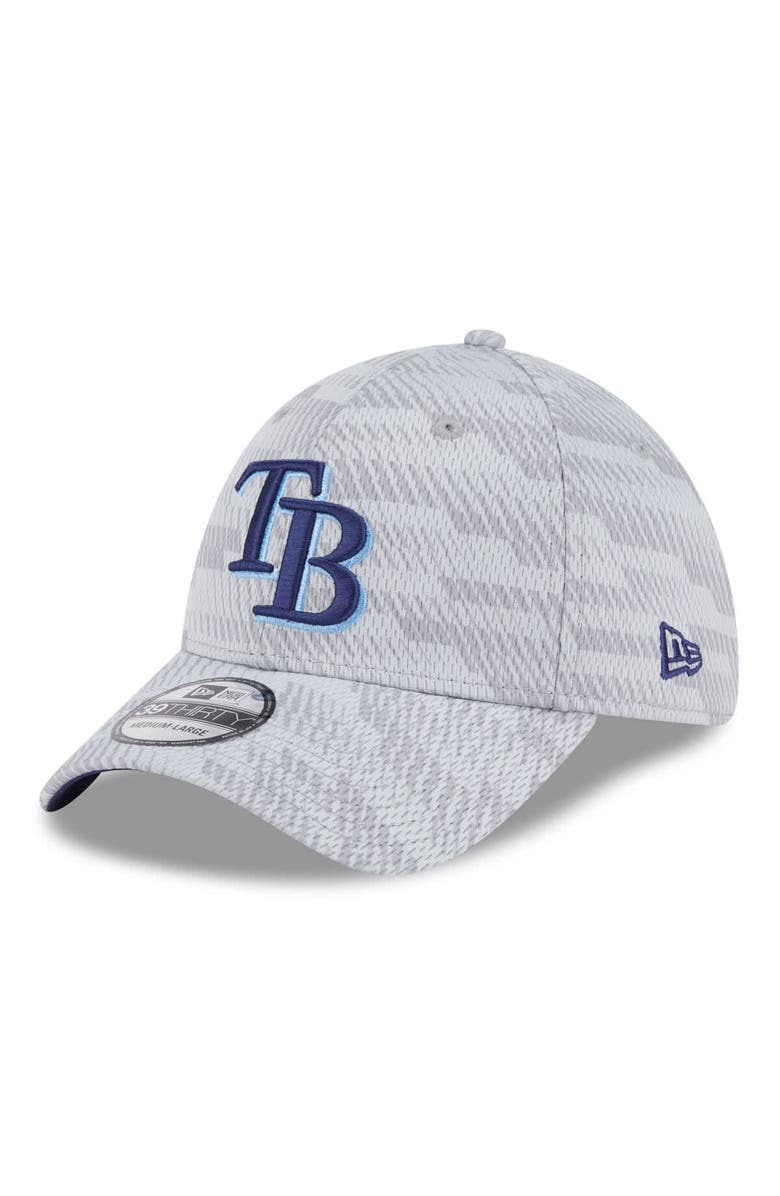New Era Men's New Era Gray Tampa Bay Rays 2025 MLB Clubhouse 39THIRTY Flex Hat, Alternate, color, Gray