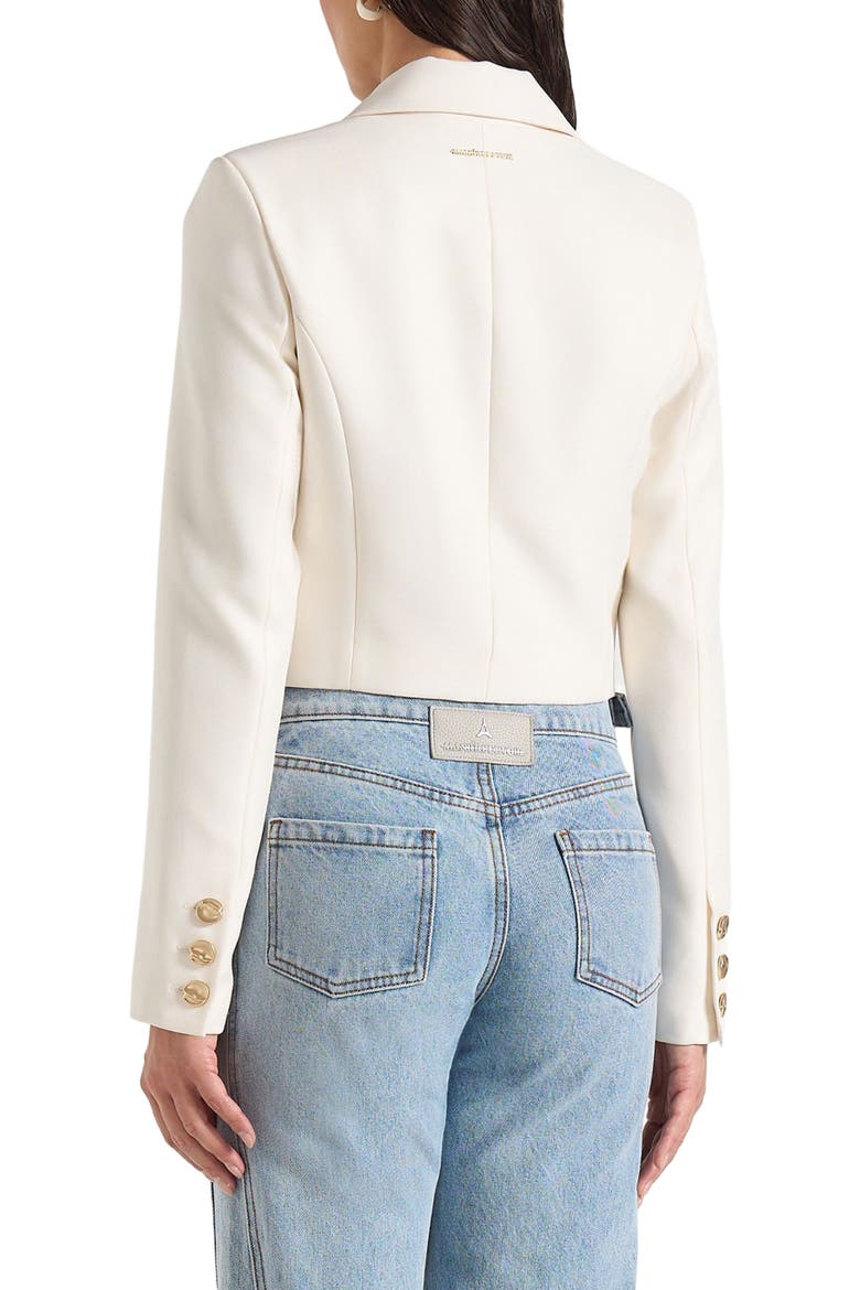 Daphina Tailored Jacket, Alternate, color, Off White