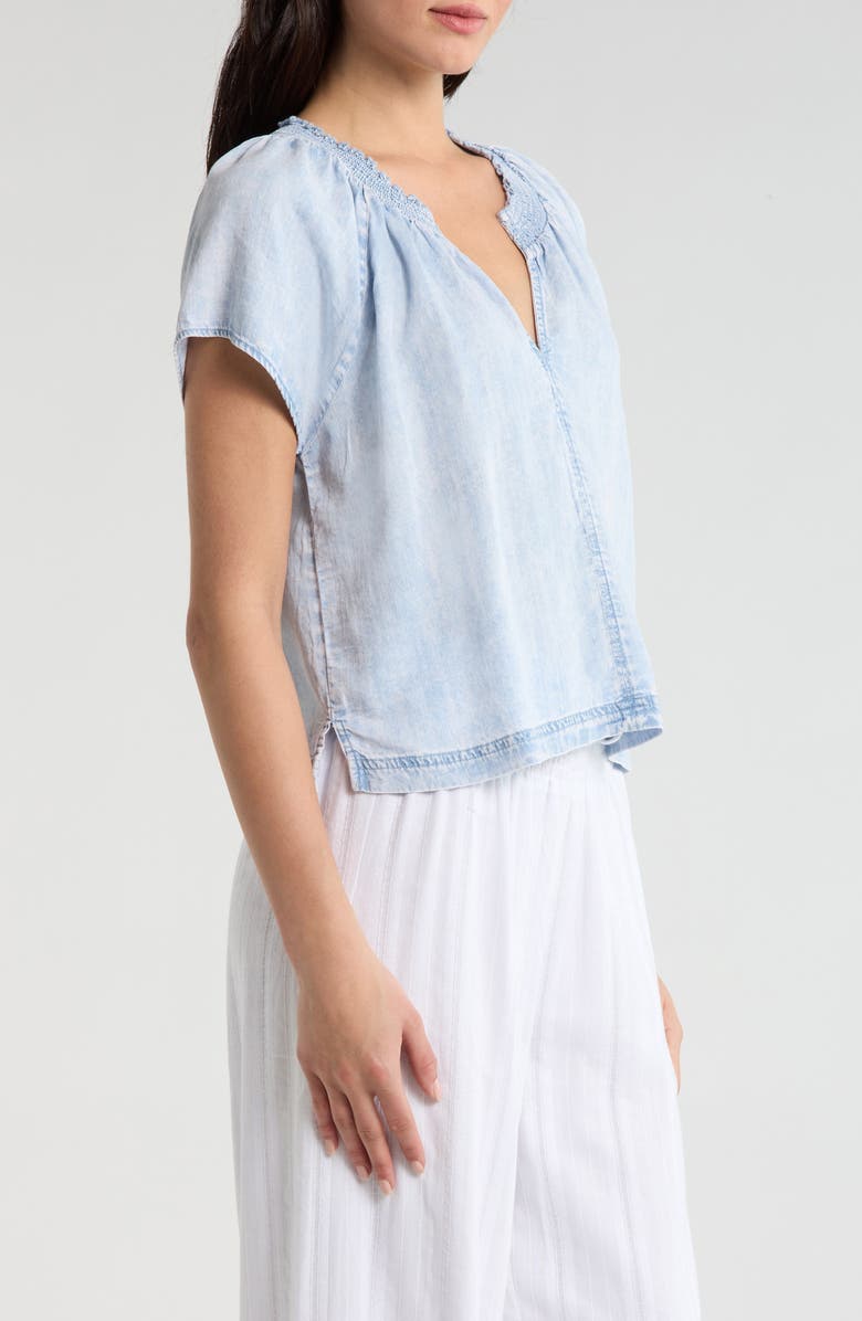 Splendid Meadow Indigo Top, Alternate, color, Bleached Indigo Blue