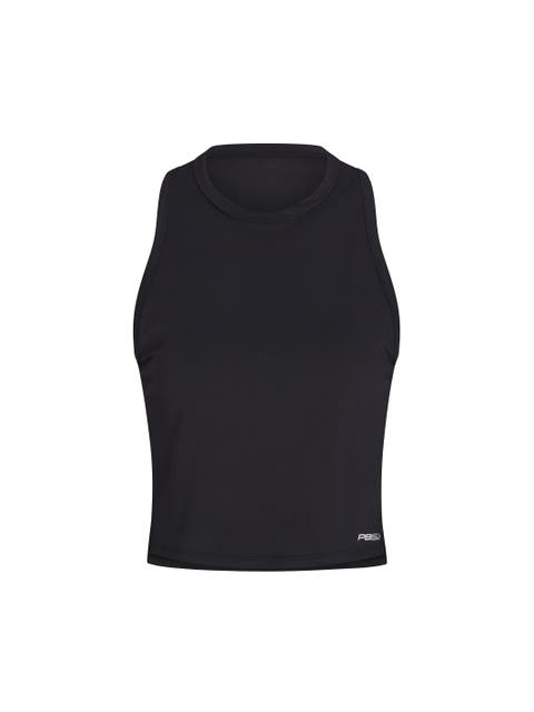 Cropped Racer Back Tank