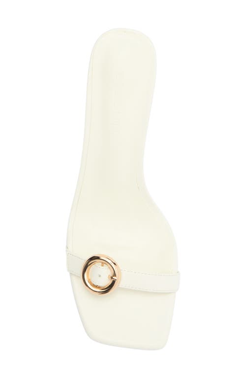 Billini Lyon Buckle Sandal In White