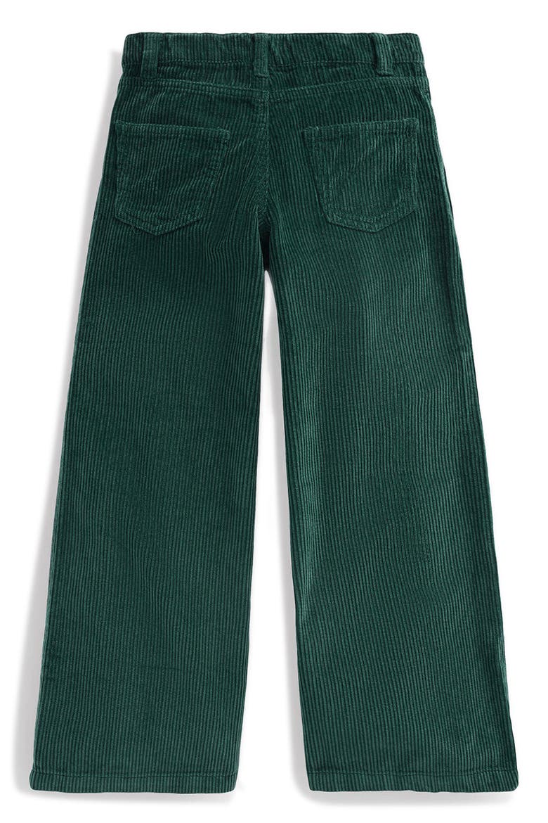 Kids' High Waist Wide Leg Corduroy Jeans, Alternate, color, MALACHITE GREEN CORD