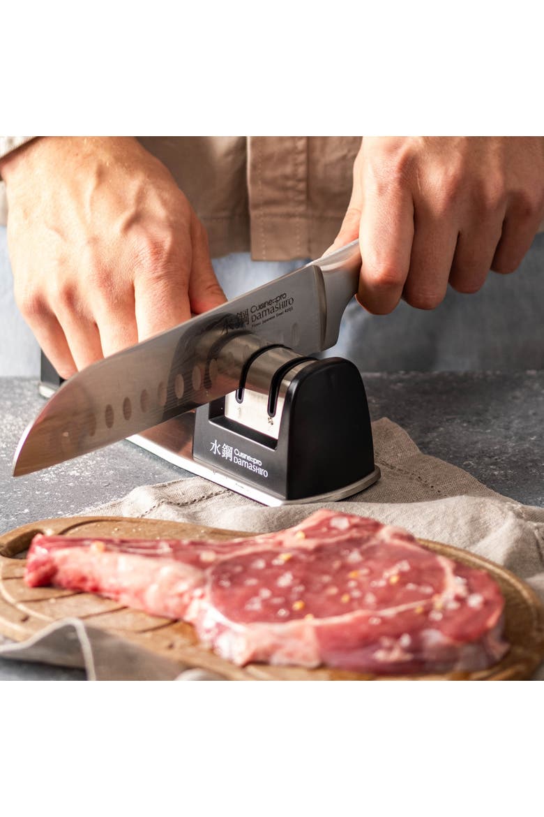 Damashiro® 6.5" Santoku, Alternate, color, Silver