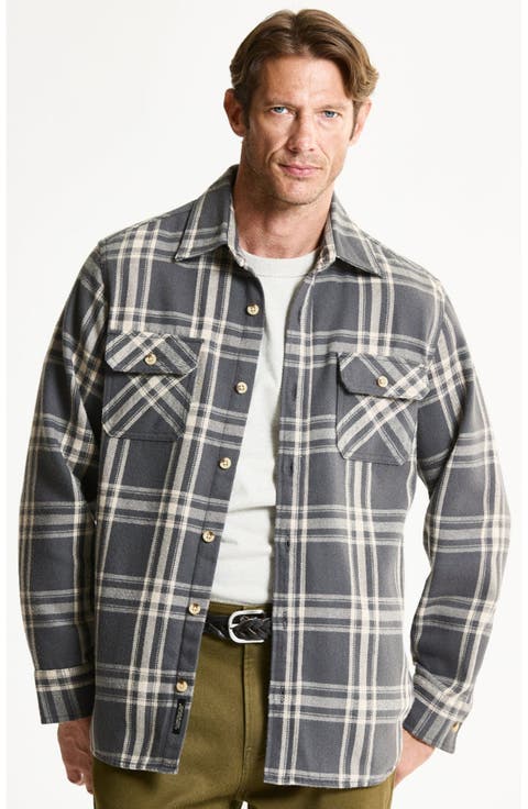 Brushed Flannel Overshirt